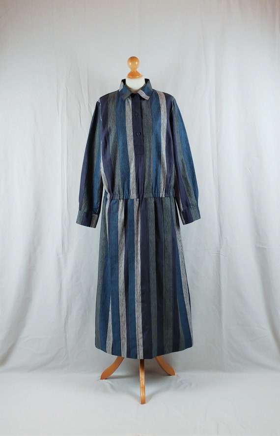 Vintage Marimekko 1977 Colour Block Maxi Dress