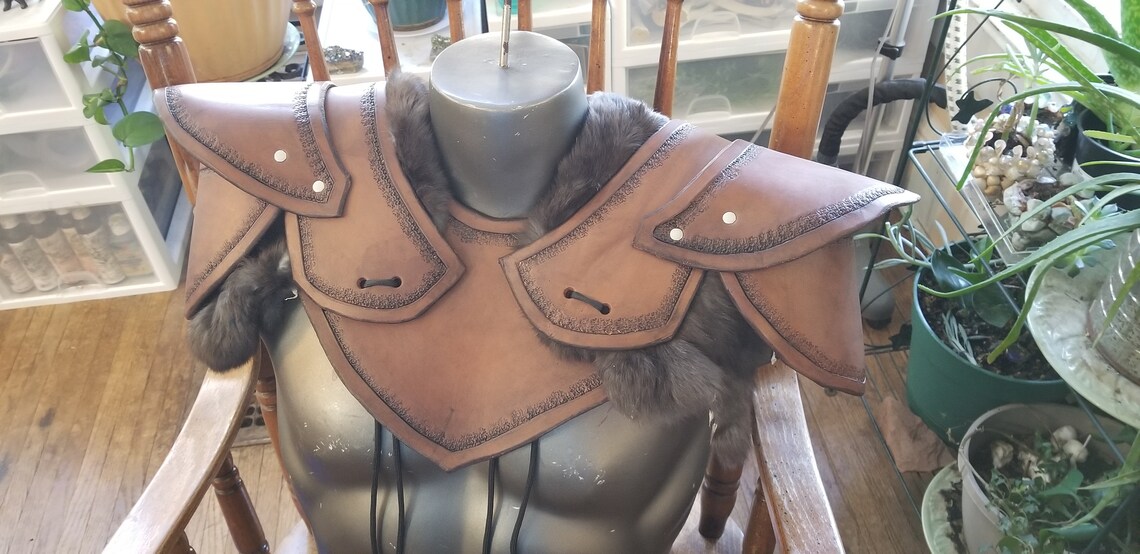 Leather Armor Template Etsy Leather Armor Template Etsy