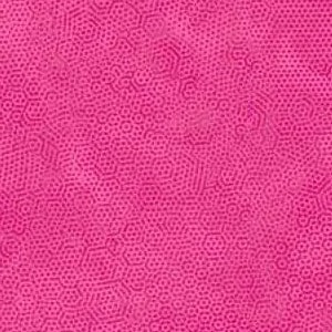 Patchwork fabric, 100% cotton, Makower, bright pink color, basic, tone on tone, semi plain, REF 1867/E24