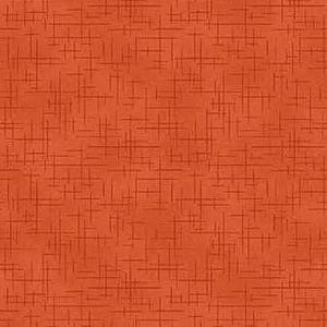 Könnte beinhalten: Ein nahtloser Stoff mit texturierter Optik. Der Hintergrund ist ein warmes, gebranntes Orange, überlagert von einem Netzwerk aus dünnen, dunkelbraunen Linien. Die Linien kreuzen sich und erzeugen ein gitterartiges Muster, das dem Textil Tiefe und visuelles Interesse verleiht.