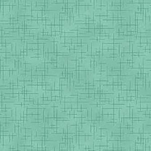 May include: A seamless pattern featuring a light teal background with a subtle, textured appearance. Fine, dark teal lines intersect across the surface, creating a grid-like design. The overall effect is a muted, yet visually interesting texture, suitable for various design applications.