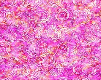 Patchwork fabric, QT, 100% cotton, scrolls, pink color, gradient, shaded, tone on tone, REF 27099/ROSE