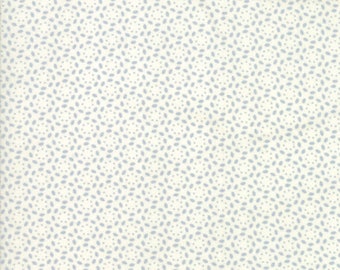 Patchwork fabric, Moda, lace pattern, blue/grey color, ecru background, 100% cotton, REF 5727/12