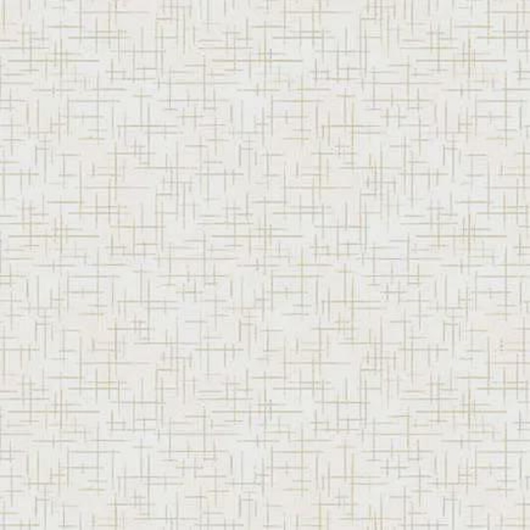 Patchwork Fabric, 100% Cotton, Light Beige Color, Small Basic Geometric ...