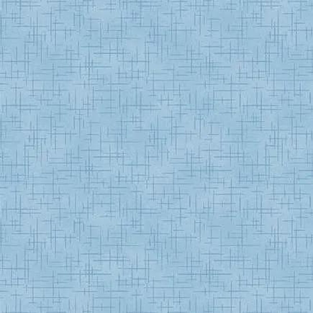 パッチワーク生地、綿100%、ライトブルー、小さなベーシックな幾何学