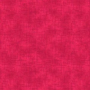 May include: A seamless pattern in a vivid red hue, displaying a textured surface. The design is composed of a network of intersecting lines, forming a grid-like pattern across the fabric. The lines are a darker shade of red.