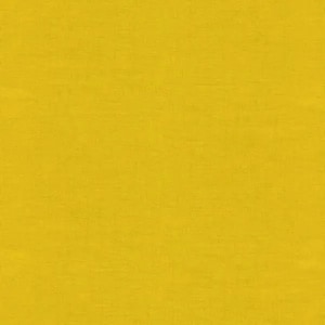 Peut inclure: Tissu jaune uni avec une texture subtile.