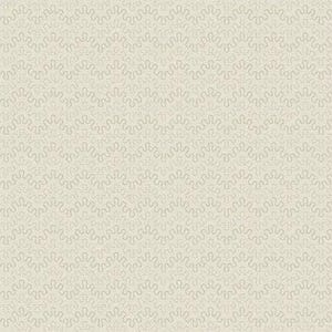 Könnte beinhalten: Ein nahtloses Muster mit einem sich wiederholenden wellenförmigen Design in einem hellbeigen Farbton. Das Muster hat ein strukturiertes Aussehen mit kleinen, gepunkteten Details, wodurch eine subtile, organische Ästhetik entsteht. Das Gesamtdesign ist symmetrisch und visuell ausgewogen.