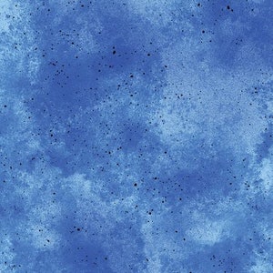 Könnte beinhalten: Ein blauer, strukturierter Hintergrund mit einem gesprenkelten Muster. Der Hintergrund wirkt verblasst und abgenutzt.