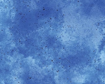 Patchwork fabric, 100% cotton, blue, gradient, shaded, tone-on-tone stitching, basic faux plain, REF 5376/NH