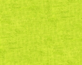 Bande 0.15 cm soldée, tissu patchwork, Stof, coloris vert citron, faux-uni, 100% coton, REF  ST/811V