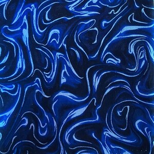 Patchwork fabric, 100% cotton, midnight blue color, nuanced, slightly iridescent, moving pattern, REF 10962/PM