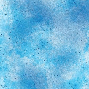 Könnte beinhalten: Abstrakter blauer und weißer Hintergrund mit einer gesprenkelten Textur. Der Hintergrund ist hellblau mit weißen Flecken.