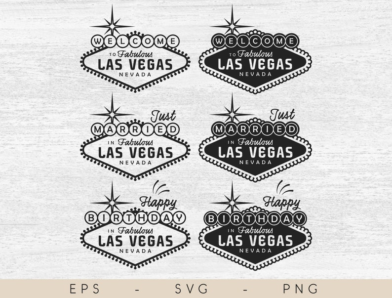 Design 001 SVG, EPS, PNG Fabulous Las Vegas Frame image 1