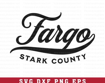 Fargo Stark County Cap, T-shirt Design, North Dakota, USA