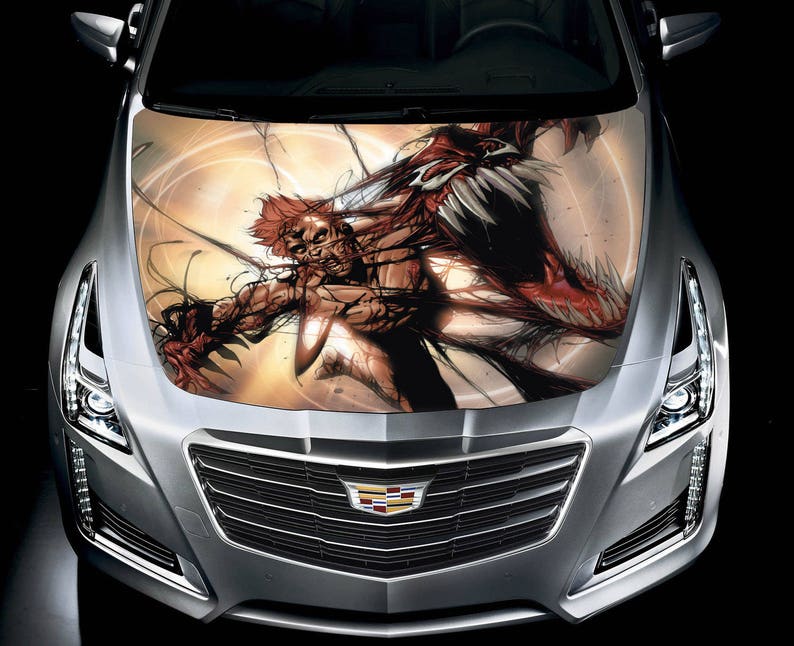 Vinyl Car Hood Carnage Decal Sticker fit any Auto Etsy