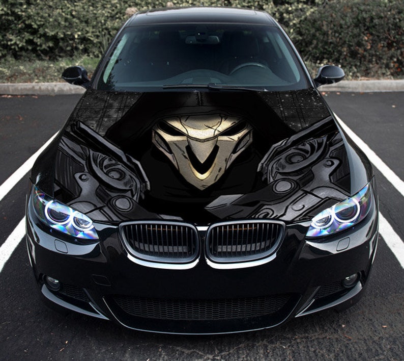Dark Reaper Vinyl Car Hood Wrap Full Color Graphics