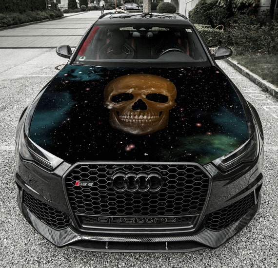 Vinyl Car Hood Wrap Full Color Graphics 