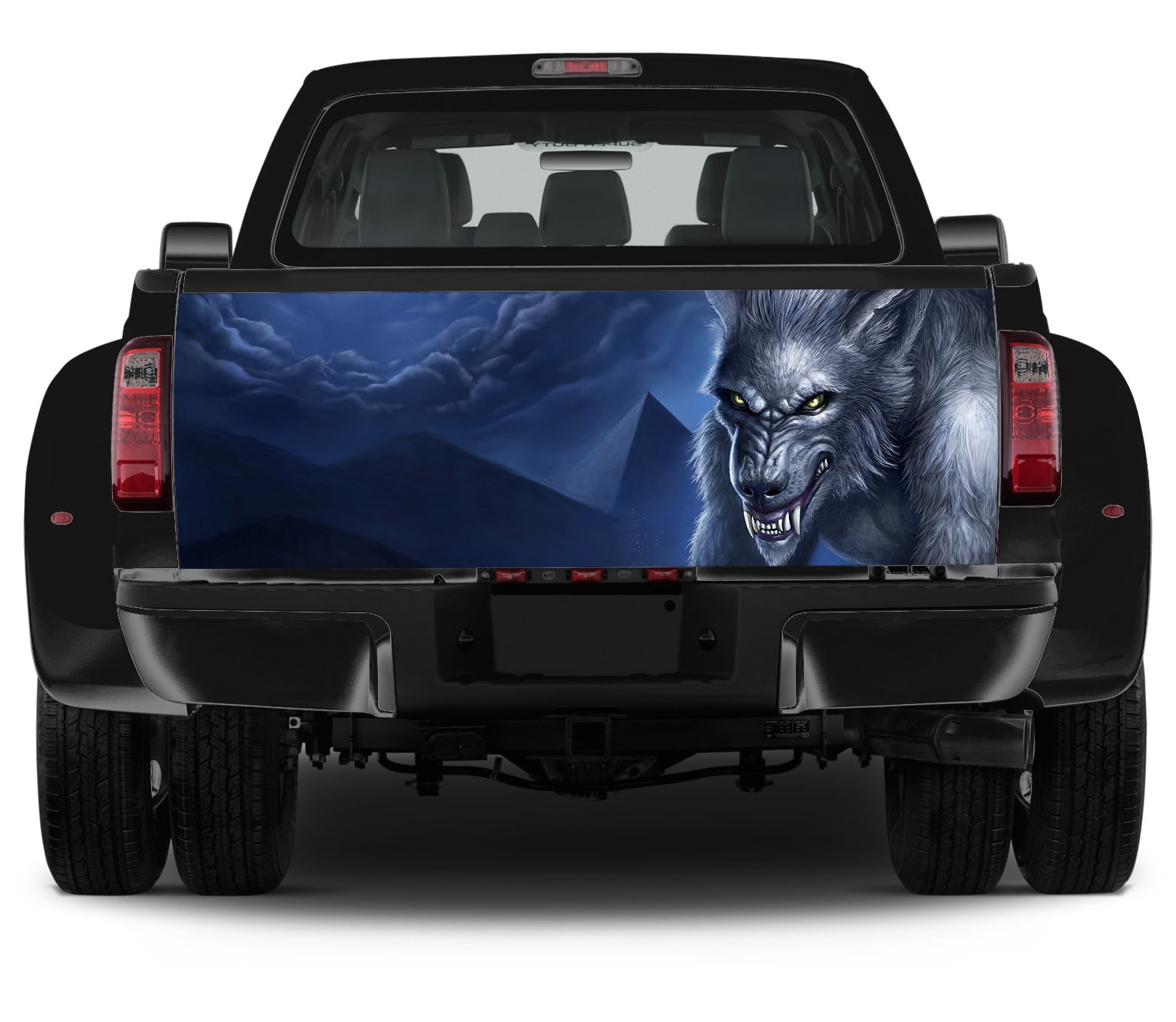 Truck Tailgate Graphics Werewolf Nightmare Vinyl Decal Color Etsy