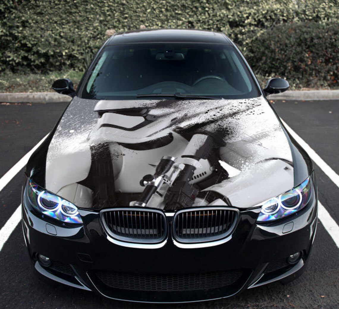Vinyl Car Hood Star wars Stormtrooper Graphics Decal Etsy