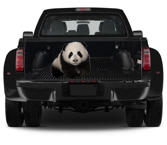 Truck Tailgate Graphics Baby Panda Vinyl Decal Full Color Etsy