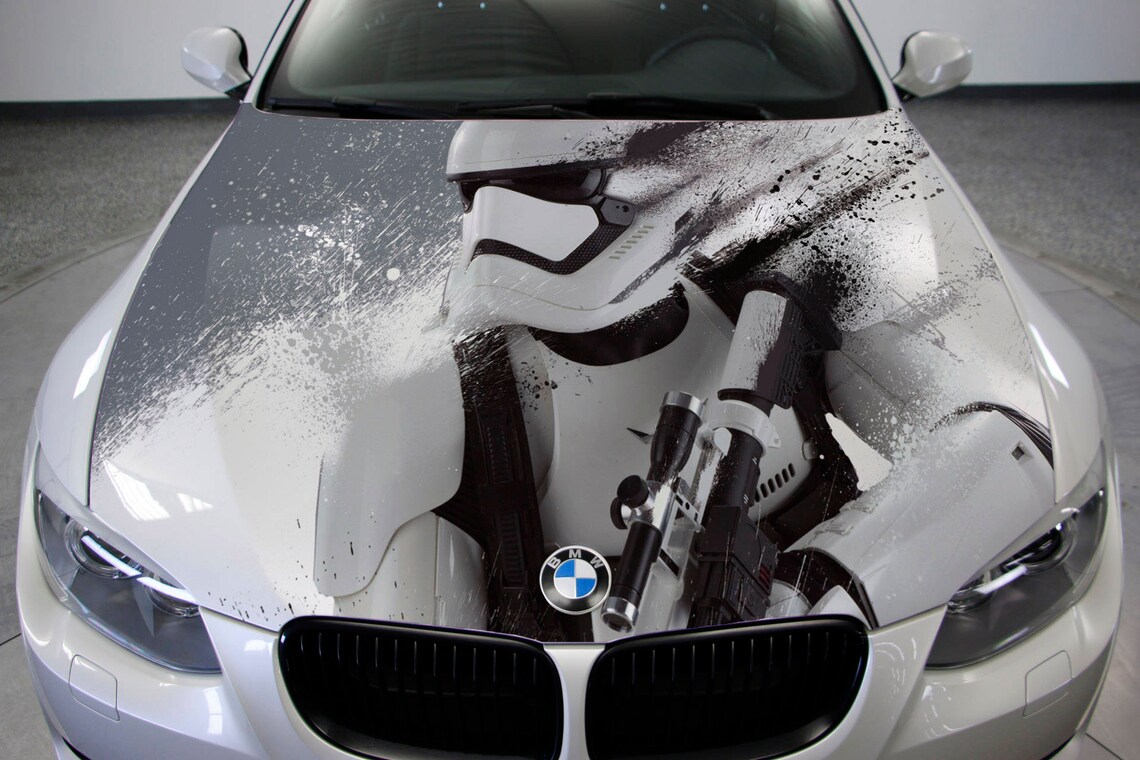 Vinyl Car Hood Star wars Stormtrooper Graphics Decal Etsy