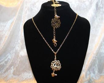 Necklace chain and bracelet Greyhound