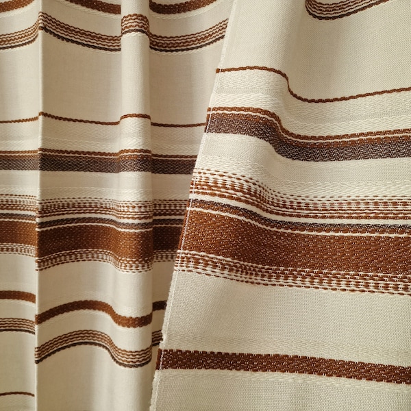 Beautiful view of Vintage Stripe Window Curtains