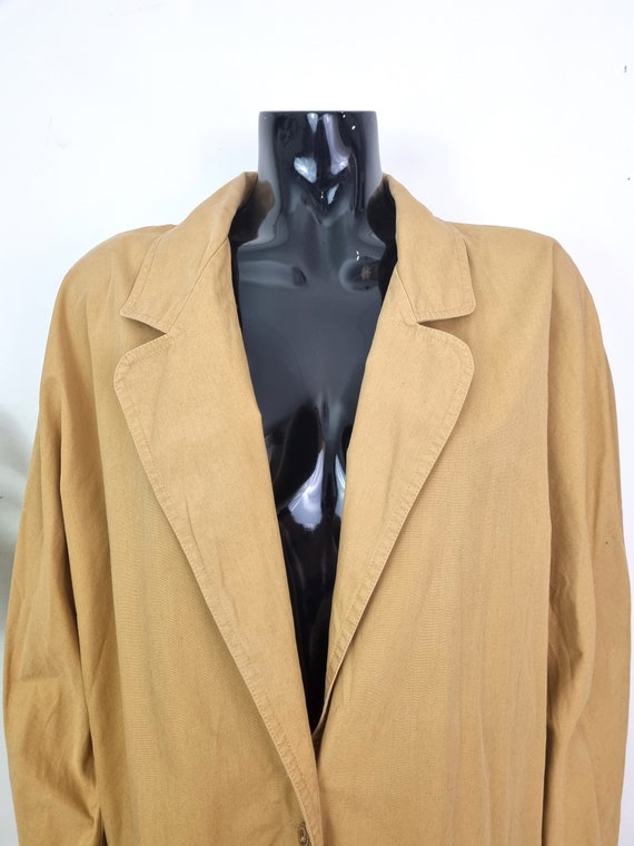 Vintage Women's Yellow Blazer // Long Sleeve Over… - image 5