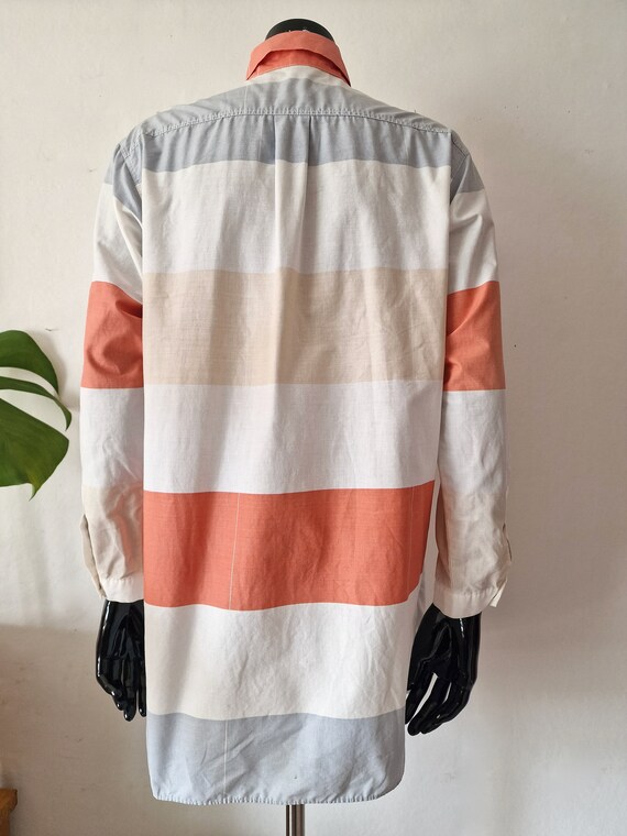 Vintage MARIMEKKO Striped Long Blouse // Cotton L… - image 7