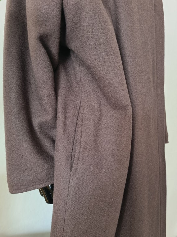 Vintage VUOKKO Brown Wool Coat // Oversized Long … - image 7