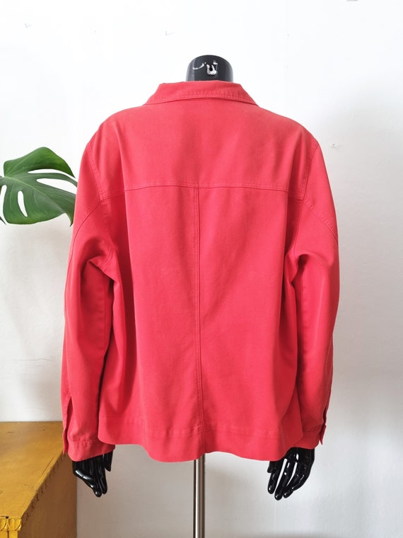 Vintage Women's Strawberry Pink Blazer Jacket // … - image 5