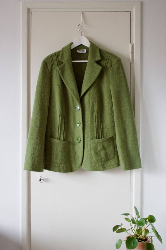 Vintage Green Blazer // Long Sleeve 