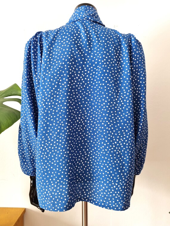 Ikea PILLERSTARR Serving Tray – Blue/White Dotted Dot Pattern, 15x11 Inches, New