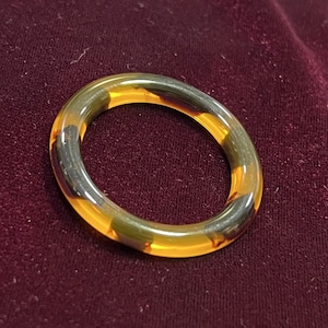Plastic Clear Leopard Pattern O-Ring 2.7cm Width with Flat base behind, O-ring,  Plastic O-Ring, Pattern O-Rings, Bra Making, Garment Making