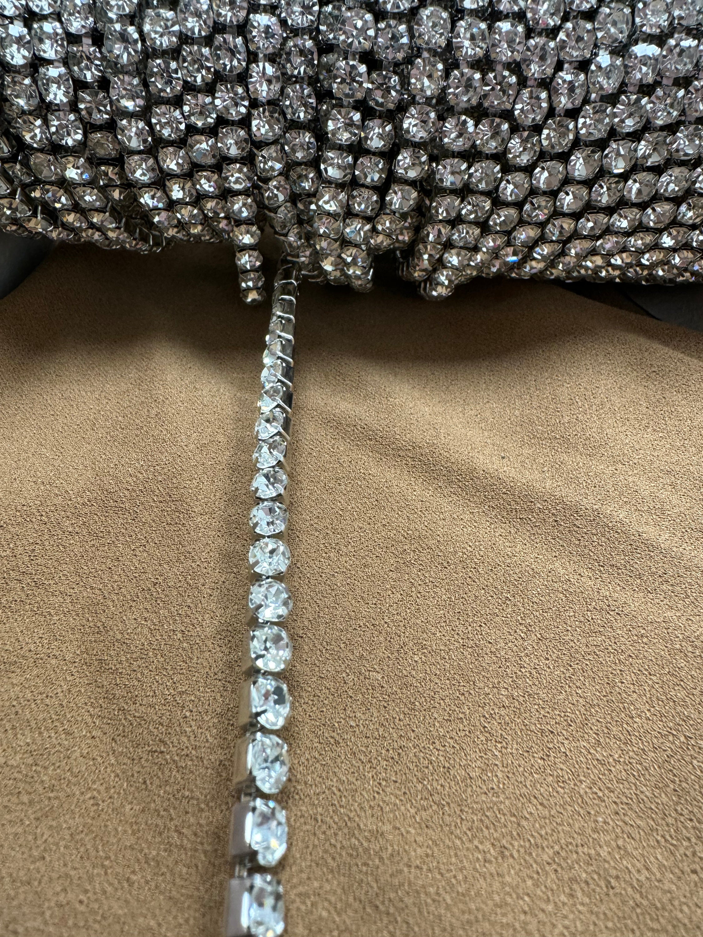 5mm Diamanté, Diamanté Chain, Rhinestone on Chain, 5mm Rhinestone ...