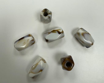 beads, white marble beads, marble beads, swimwear beads