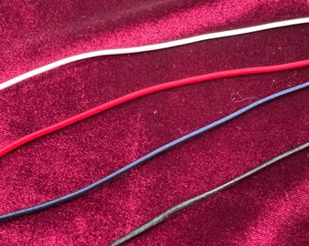 2mm Elastic Cord, Rounded Elastic, Elastic rope, Colour Elastic, shock cord, elastic straps, stretch cord, cord, 2mm cord