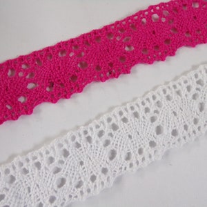 3cm Vintage style Cotton Lace Trim, Cotton decorative Ribbon, Sewing, Scrapbooking, Craft