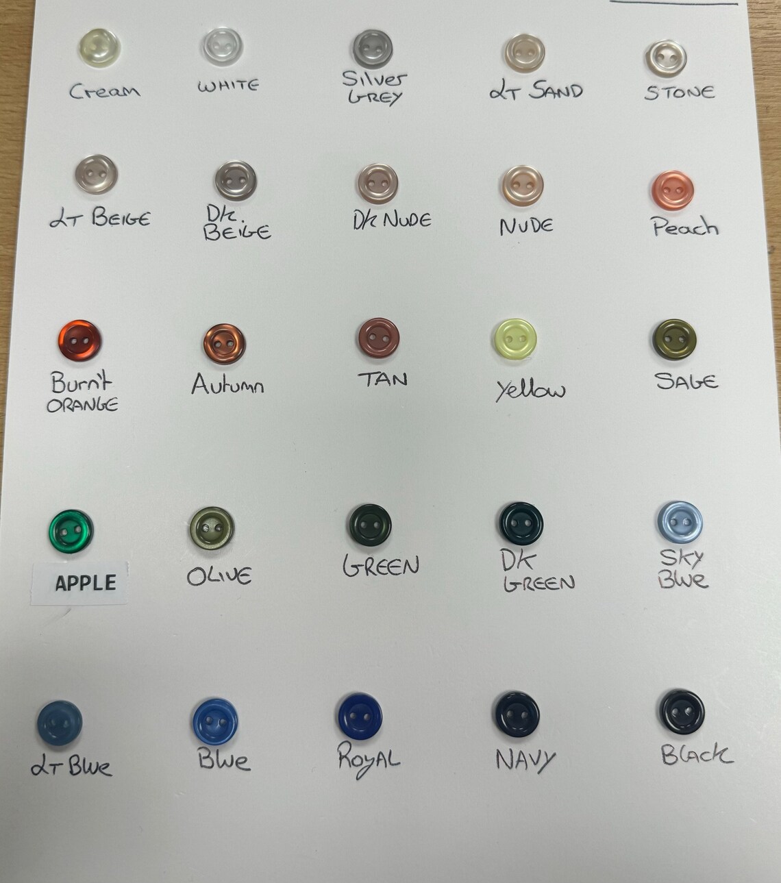 Some Rear Button Color Codes Shirt Buttons, 18L Buttons, 2 Hole Buttons, Buttons, Coloured Buttons ...