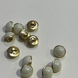 Gold Pearl Buttons -  Hong Kong