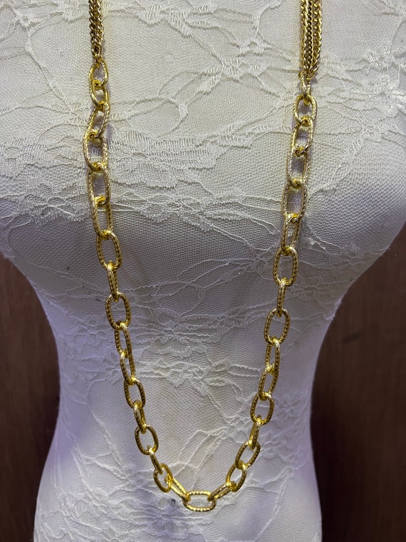 Lightweight Metal Gold Chain Necklace, Chain Necklace, Y2K Fashion
