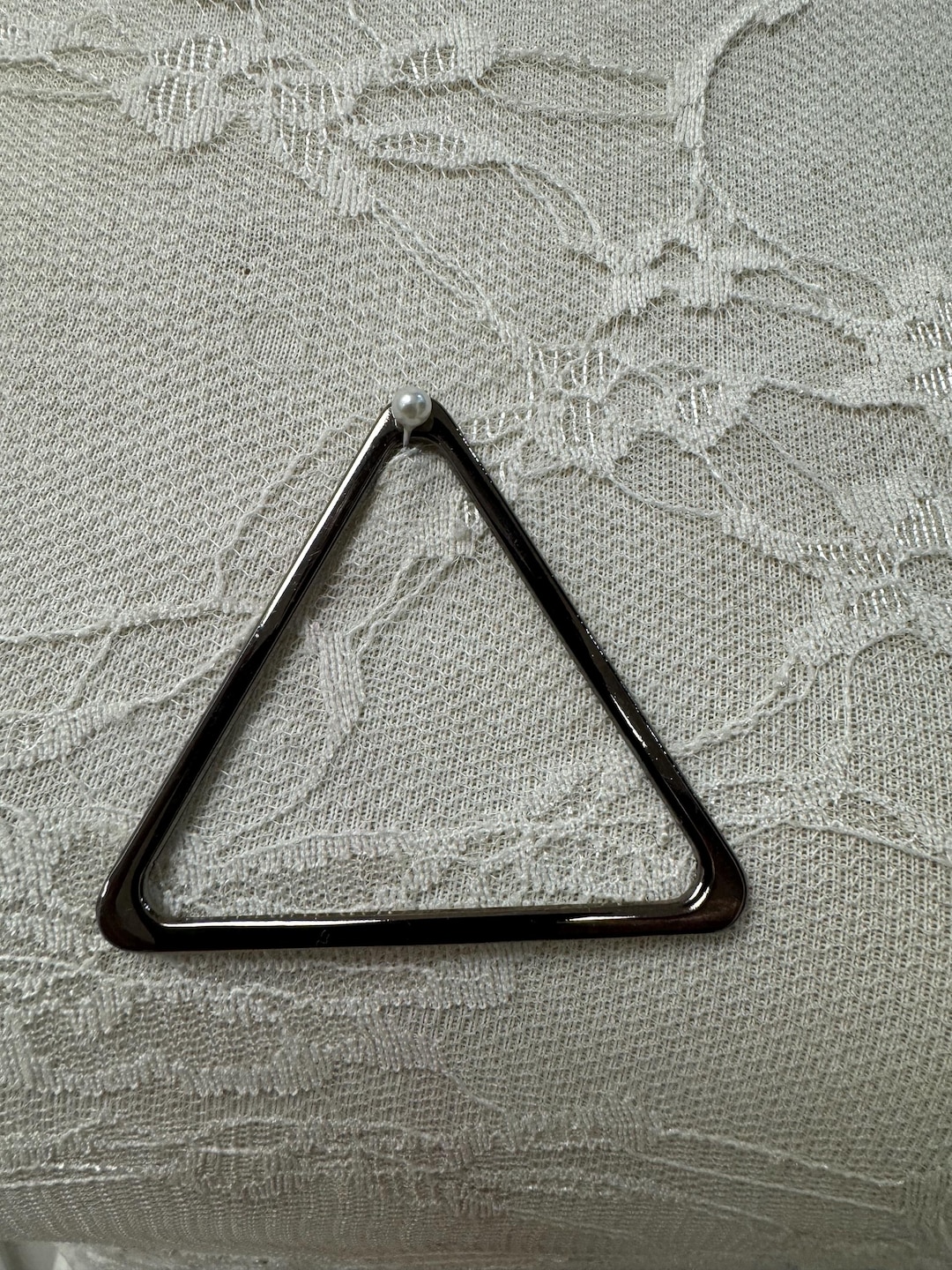 Triangle Ribbon Buckle Buy Triangle, Metal Triangle, Trim, Buckle Online in India - Etsy