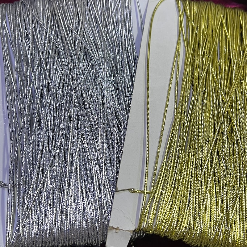 String Baskets Craft Metallic Gold String - Etsy UK