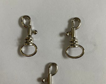 METAL BELT CLIP HOOK HIPSTER KEYCHAIN KEYRING KEY FOB WALLET - Foto 9