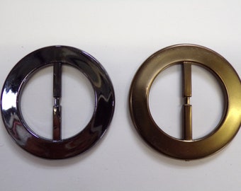 Plata o bronce de cañón o latón antiguo ABS peso ligero hebilla deslizante barra de 40 mm, hebilla deslizante, hebilla