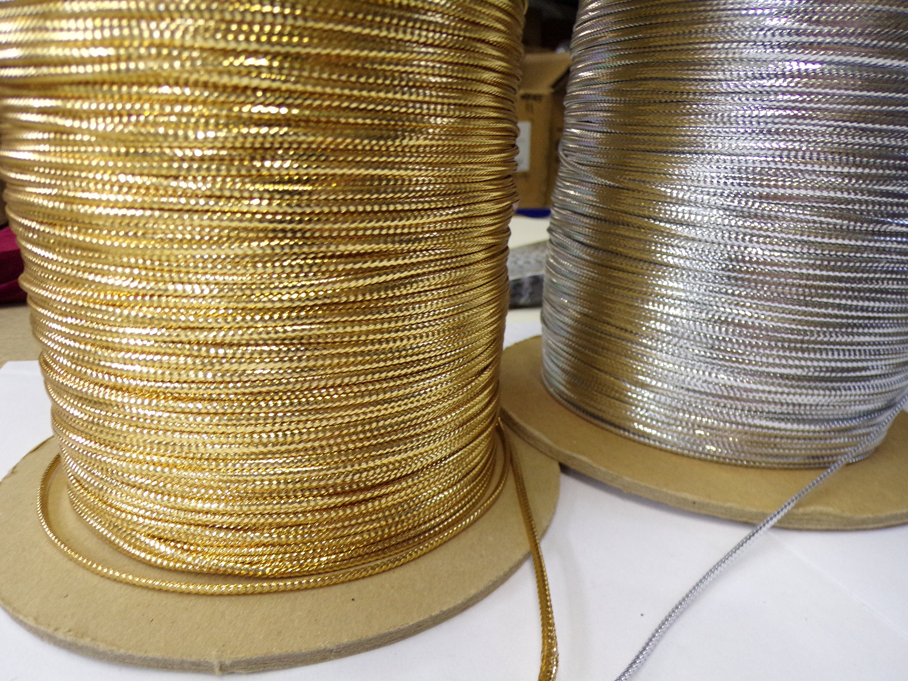 Gold Twine Gold Bakers Twine Gold String Gold Metallic Twine Sparkly String  Gold Shiny String Gold Metallic Divine Twine 4-ply 