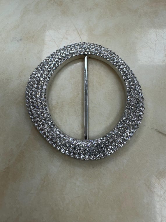 Buckle Diamante Buckle Silver Buckle Fashion Buckle Rhinestone Buckle Etsy Canada