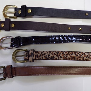 2cm Women&#39;s Skinny Belt -Thin Style -Jeans Waist Ladies Dress Casual Work all use belts, fashion belts, belts, dress belts