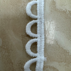 Cotton picot trim, picot trim, cotton lace, lace, lace edging, cotton edging